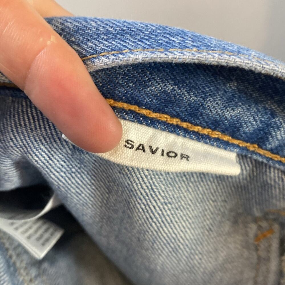 SLVRLAKE Savior Cropped Raw Hem Jeans - Picture 4 of 6